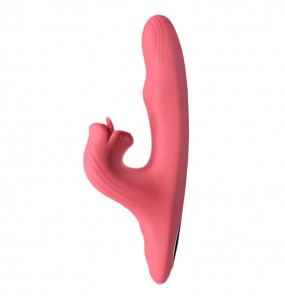 QUER - NANI Heating Licking AV Wand Vibrator (Chargeable - Red)
